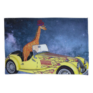 Giraffe in space Pillowcase