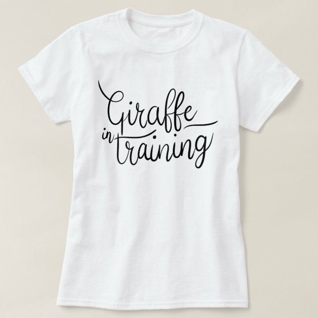 Giraffe in Training T-shirt (Design Front)