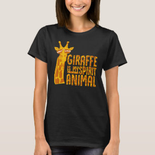 Giraffe Is My Spirit Animal Kids Giraffe T-Shirt