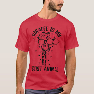 Giraffe Is My Spirit Animal Zoo Animal Giraffe T-Shirt