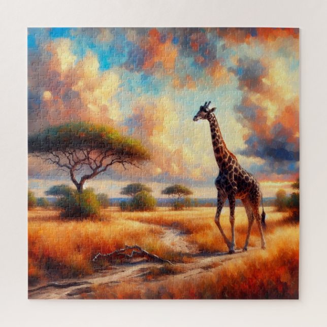 Giraffe Jigsaw Puzzle (Vertical)