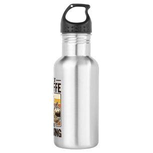 Giraffe Kayaking Vintage Funny T-Shirt Design_1 532 Ml Water Bottle