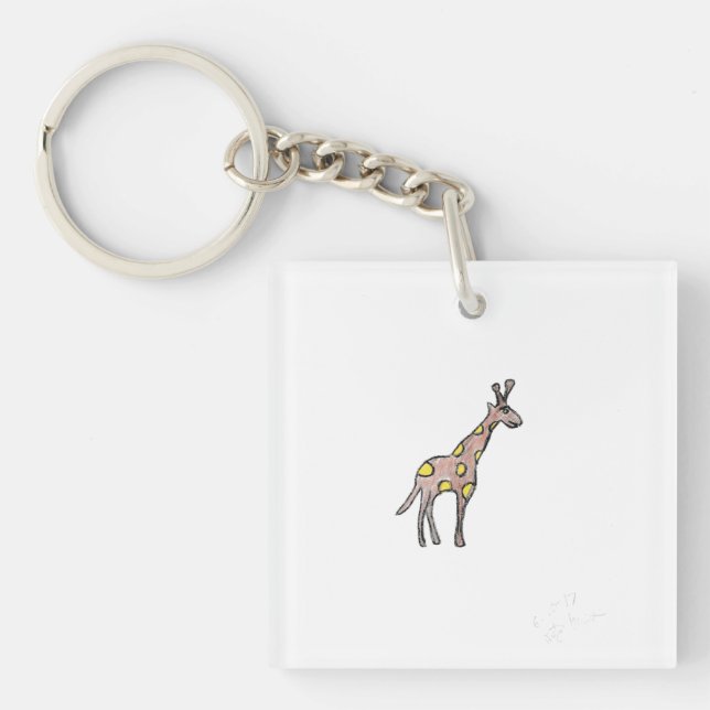 Giraffe  key ring (Front)