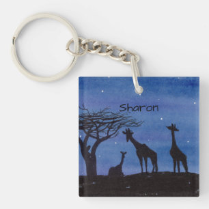 Giraffe Key Ring