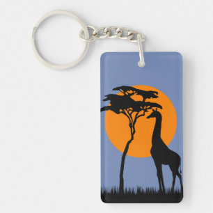 Giraffe Key Ring