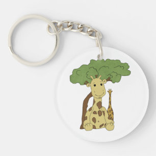giraffe key ring