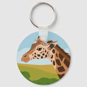 Giraffe Key Ring