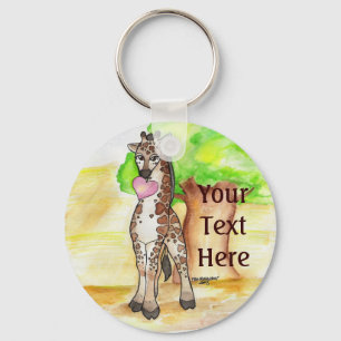 Giraffe Keychain