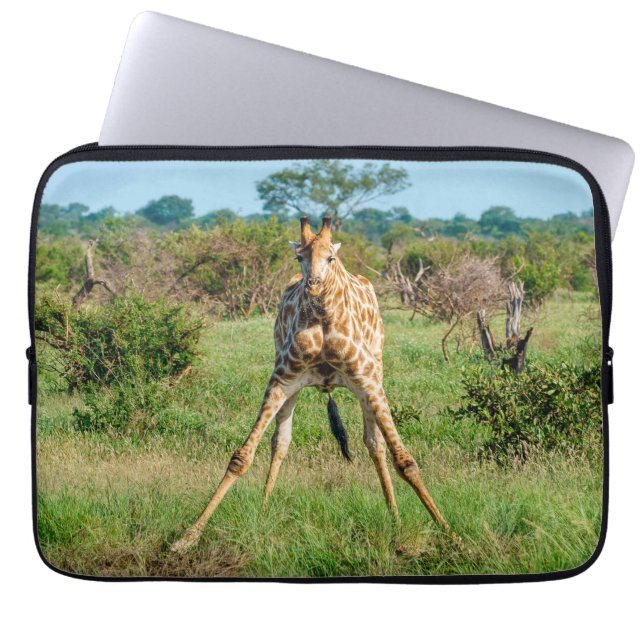 Giraffe Laptop Sleeve (Front)