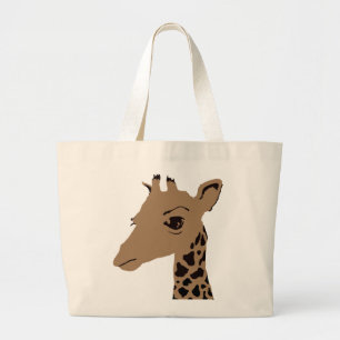 giraffe large tote bag