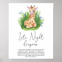 Giraffe \ Late night diapers game
