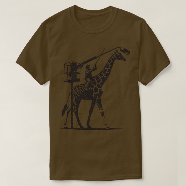 Giraffe Lift T-Shirt (Design Front)