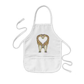 Giraffe Love Kids Apron
