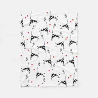 Giraffe Lover - Fleece Blanket
