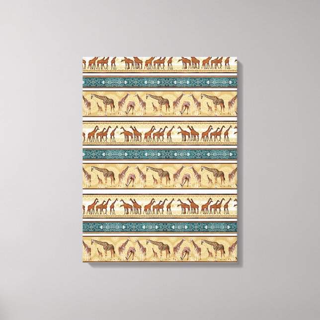 Giraffe Lover Gift, Birthday Gift, Funny Giraffe Canvas Print (Front)