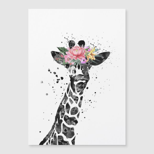 Giraffe Lover Giraffe And Flower (Front)