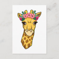 Giraffe Lover Giraffe Flower Wreath