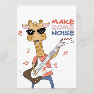 Giraffe Lover Giraffe Guitar Make Some Noise Programme
