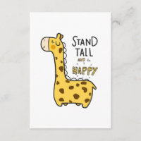 Giraffe Lover Giraffe Stand Tall