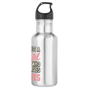 Giraffe Lover Girl Vintage Engraving Shirt Design_ 532 Ml Water Bottle