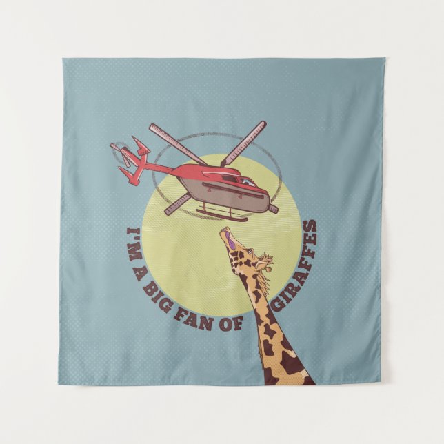 Giraffe lover tapestry (Front)