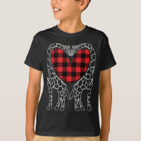 Giraffe Lovers Christmas Buffalo Plaid Pajama Anim