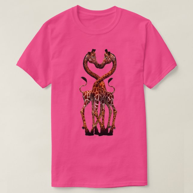 Giraffe Lovers Giraffes  T-Shirt (Design Front)