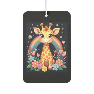Giraffe Lovers T-Shirt Car Air Freshener
