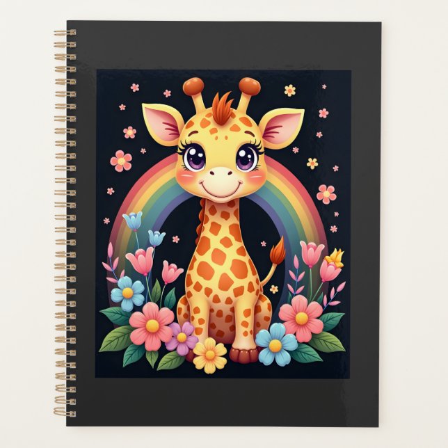 Giraffe Lovers T-Shirt Planner (Front)