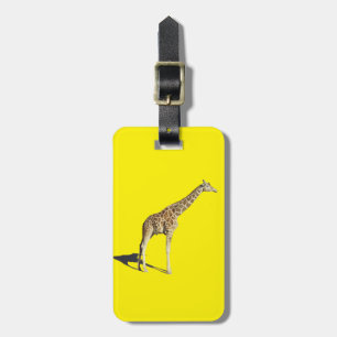 Giraffe Luggage Tag