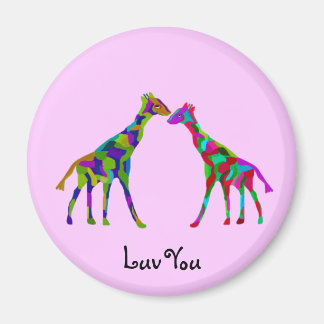 Giraffe Luv Magnets