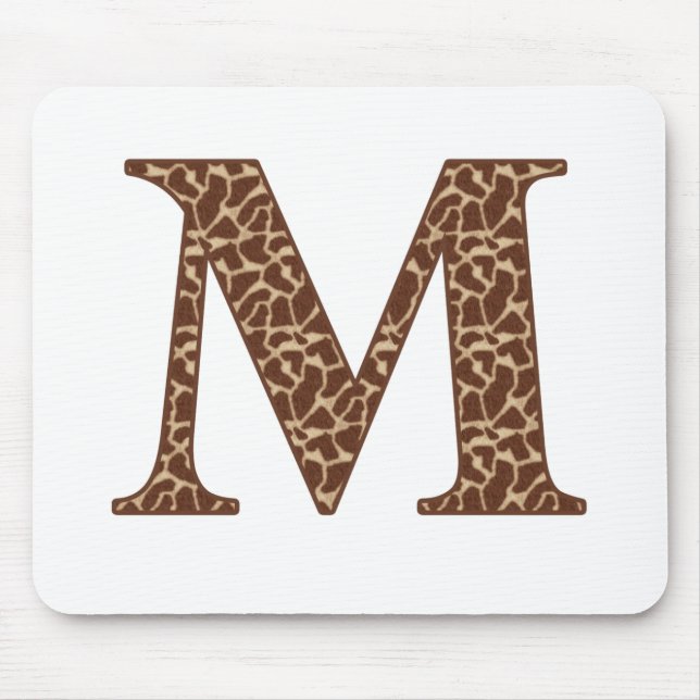 Giraffe M Mouse Pad (Front)