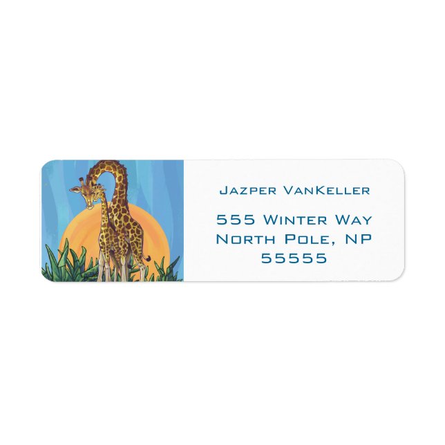 Giraffe Mama and Baby (Front)