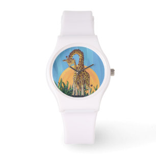 Giraffe Mama and Baby Watch