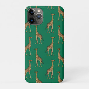 Giraffe Mammalian Emerald Green Wild Animal Africa Case-Mate iPhone Case