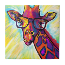 Giraffe Man Art