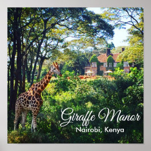 Giraffe Manor Poster