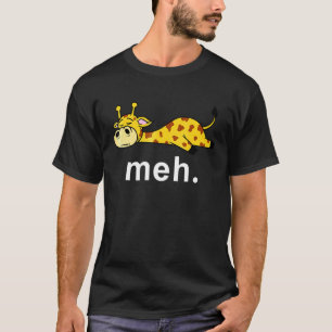 Giraffe Meh Internet Meme Women Men Kids T-Shirt