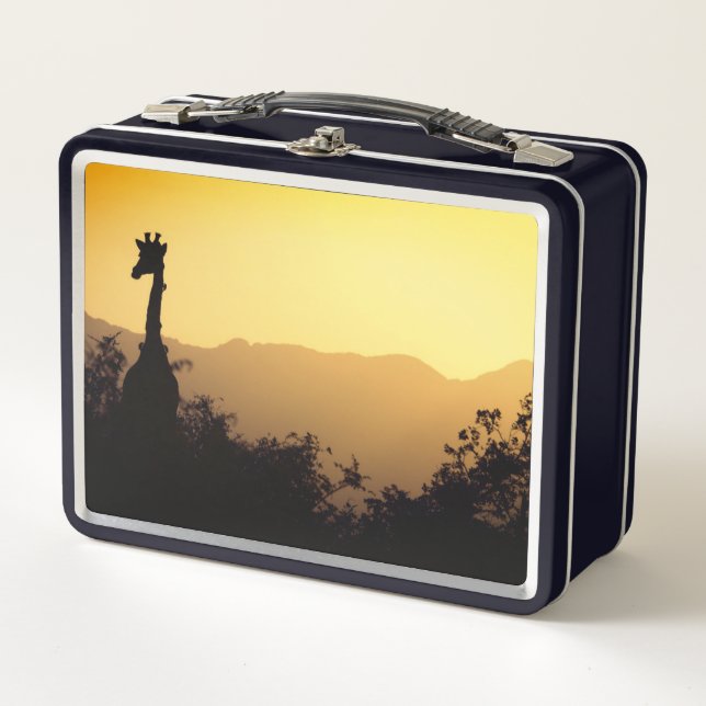 Giraffe Metal Lunch Box (Front)