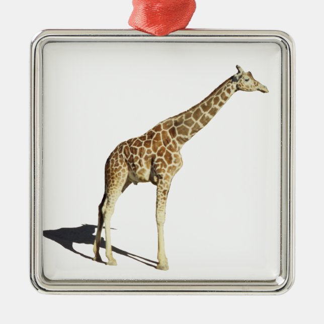 Giraffe Metal Tree Decoration (Front)