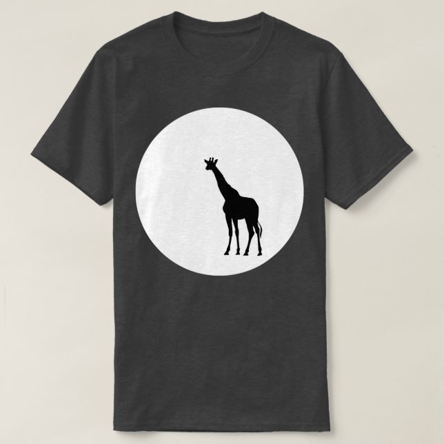 Giraffe Moon Fine Giraffe Giraffes 1 T-Shirt (Design Front)