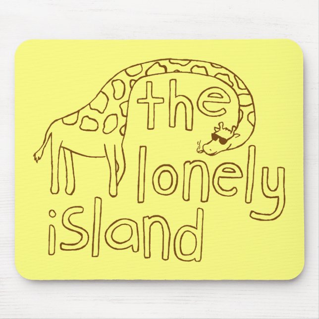 Giraffe Mouse Pad (Front)