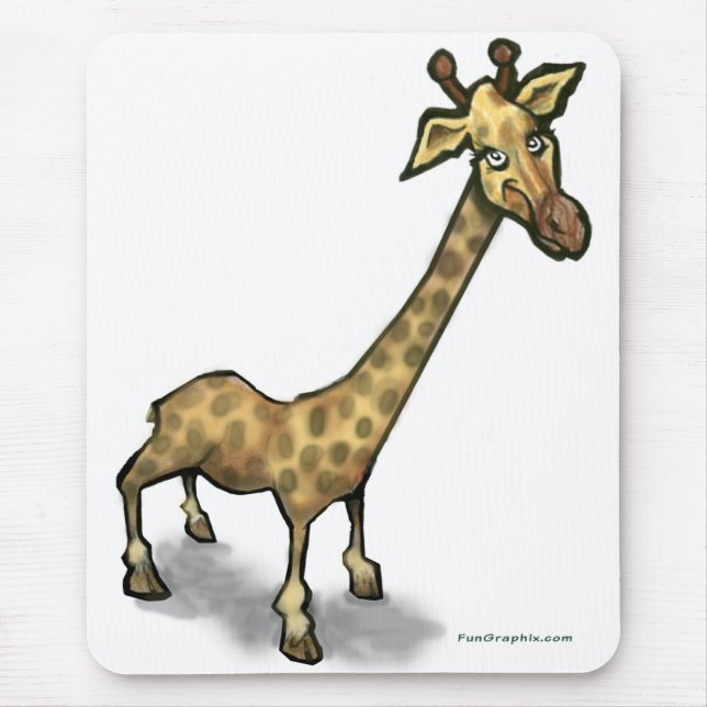 Giraffe Mouse Pad (Front)