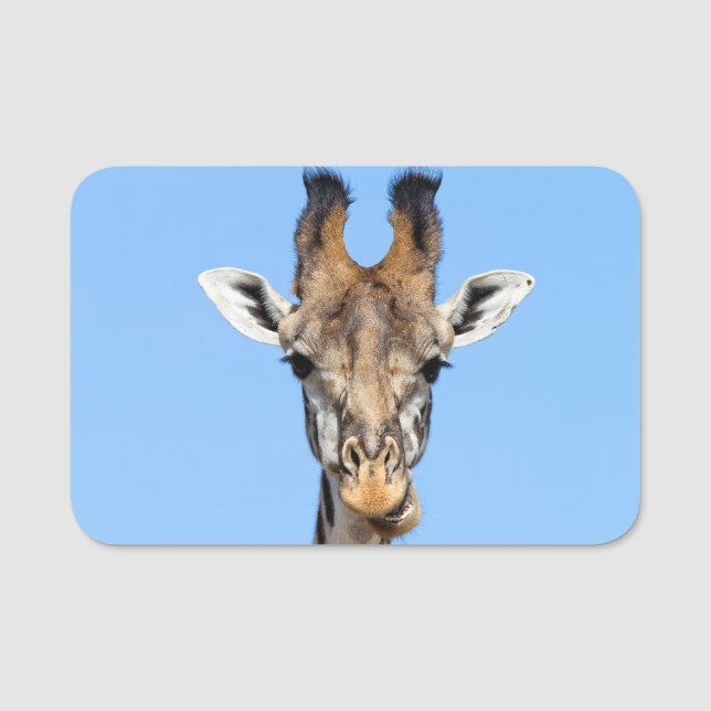 Giraffe Name Tag (Front)