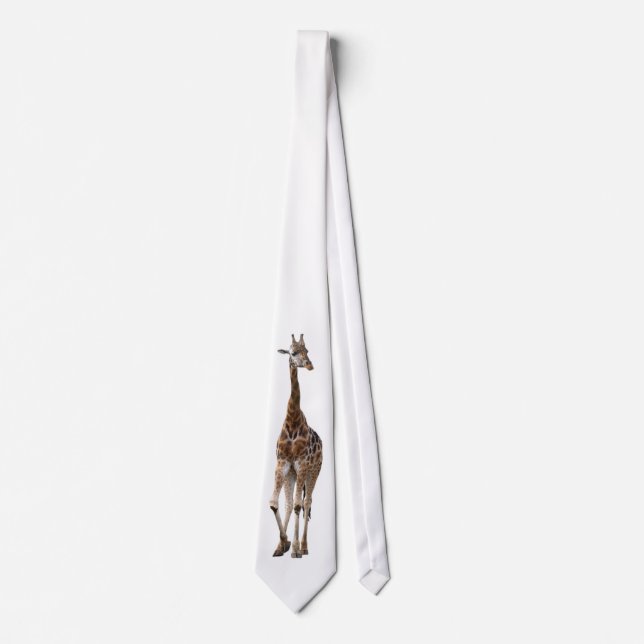Giraffe Named Tip Top Tie..! Tie (Front)