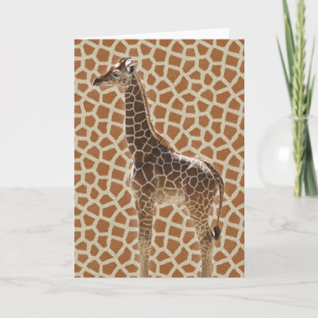 Giraffe Note Card (Front)