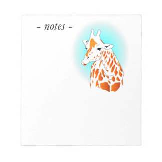 giraffe notepad