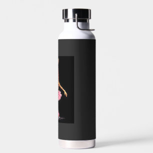 Giraffe On Roller Skates In Pink Tutu Tank Top Water Bottle