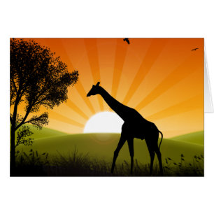 Giraffe On The Move