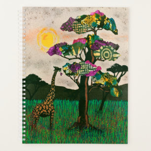 Giraffe on the Planes of Africa Planner